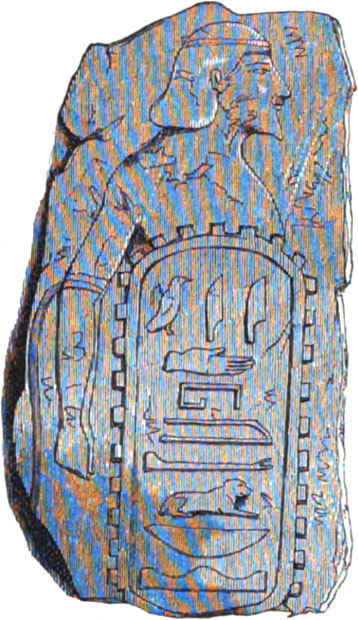 Israelitischer Gefangener als Sinnbild einer von Sanherib eroberten Stadt Judas
