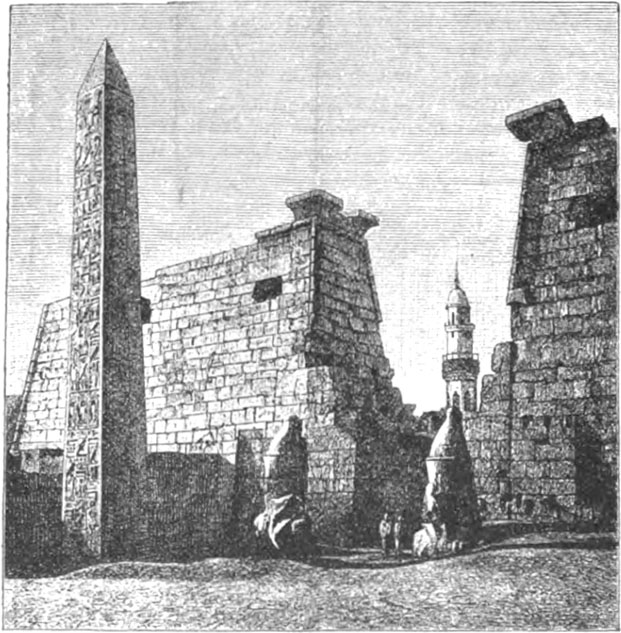 Pylon des Tempels Ramses II.
