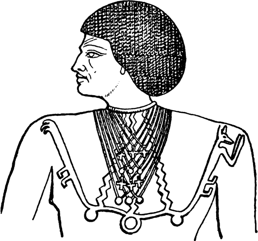 Brustschmuck des Priesters von Heliopolis mit den zwölf Edelsteinen
