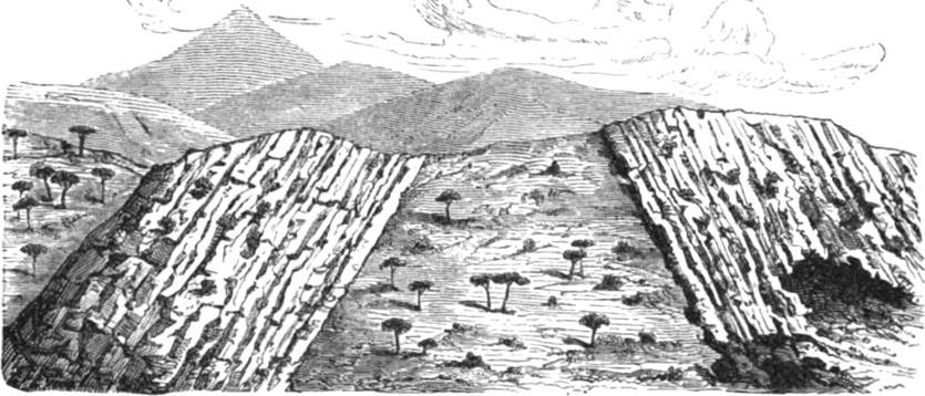 Landschaftsbild aus dem heutigen Libanon beim Dorf Kerkaia
