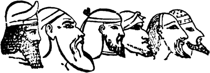 von anderen Völkern. Nach Wilkinson, Rosellini und Layard
